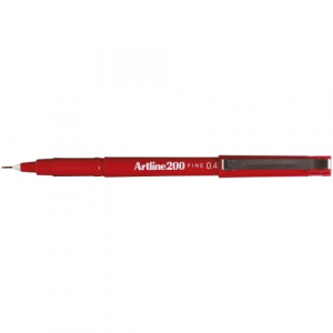 روان نویس نوک نمدی قرمز - ARTLINE 0.4 RED NO: EK200N