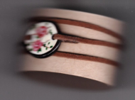 دستبند سفالی نقاشی کاردست