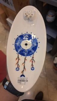 جاعودی دو پرنده طلا لاستر صدفی (میناس)