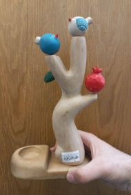 جاشمعی درخت پرکار پرنده جفتی و انار e3