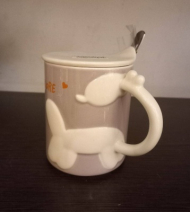 ماگ طرح گل سه پر