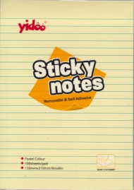 پست ایت خط دار نخودی A5