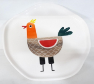 پیش دستی شتر مرغ