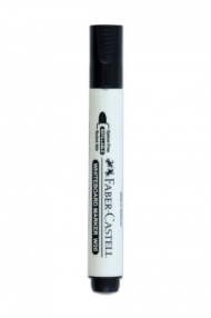 ماژیک وایت برد نوک گرد مشکی فابرکاستل - FABER-CASTEL WHITEBOARD MARKER W20 NO:254099-BLACK
