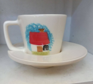 فنجان چایخوری بزرگ خانه پرکار 1902