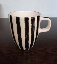 قهوه خوری راه راه مشکی