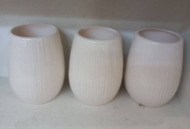 گلدان سفید پلیسه