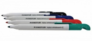 ماژیک وایت برد گرد تریپلاس قرمز - STEADLER TRIPLUS WHITEBOARD BULLET 3551-2