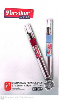 مغز اتود 0.7 بلند درب ذره بینی 90میل/24عددی / jm335-7/ 2b