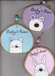 دیوارکوب چوبی اتاق کودک