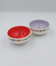 کاسه ترشی خوری سرامیکی گل دار