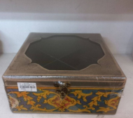 جعبه چوبی 20×20 در شیشه ای