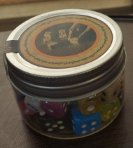 تاس دم دستی سنتی دکمه