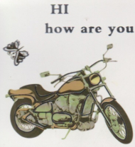 کارت پستال سفید مشکی