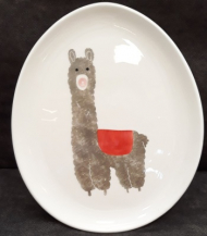 بشقاب بادامی لاما