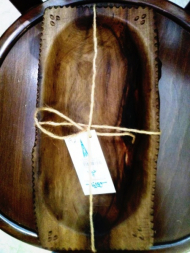 ظرف چوبی کد 19 (چوب گردو)