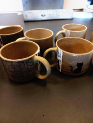 ماگ دسته دار طرح دار