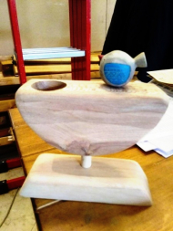 گل به سر 1 گلدان دار با 1 عدد شیشه