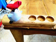 جا ادویه با سه شیشه پنگوئن کوچک سرآشپز با ملاقه h7