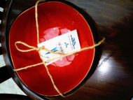 ظرف چوبی با کاسه سرامیکی کد 31 (چوب گردو)