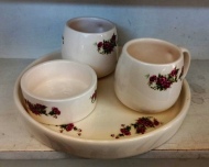 ست دو نفره (2 لیوان سینی قندان)