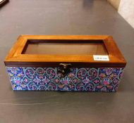 جعبه در شیشه ای 25×15 چوبی